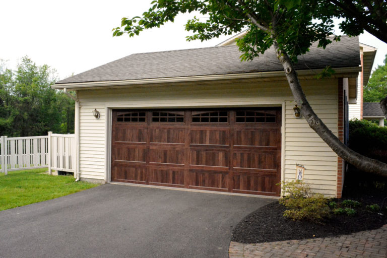 CHI 5916 Long Panel Mahogany Door - Mount Garage Doors - Westminster ...